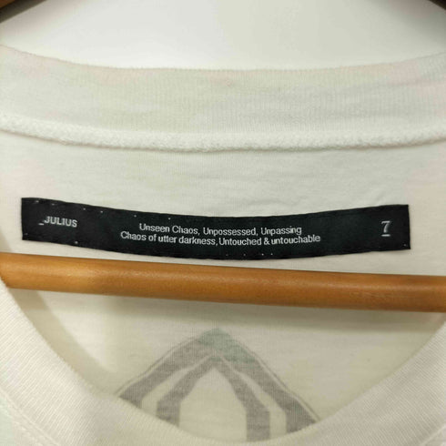 ユリウス JULIUS 25SS COTTON MODAL JERSEY PRINTED OVERSIZE T-SHIRT メンズ JPN:1